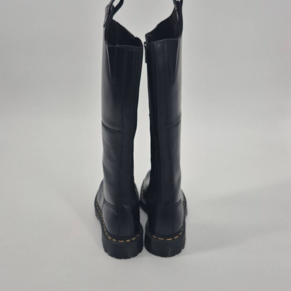 Dr Martin's Amaayah Knee High Leather Boots Black Size 7 - Picture 3 of 8